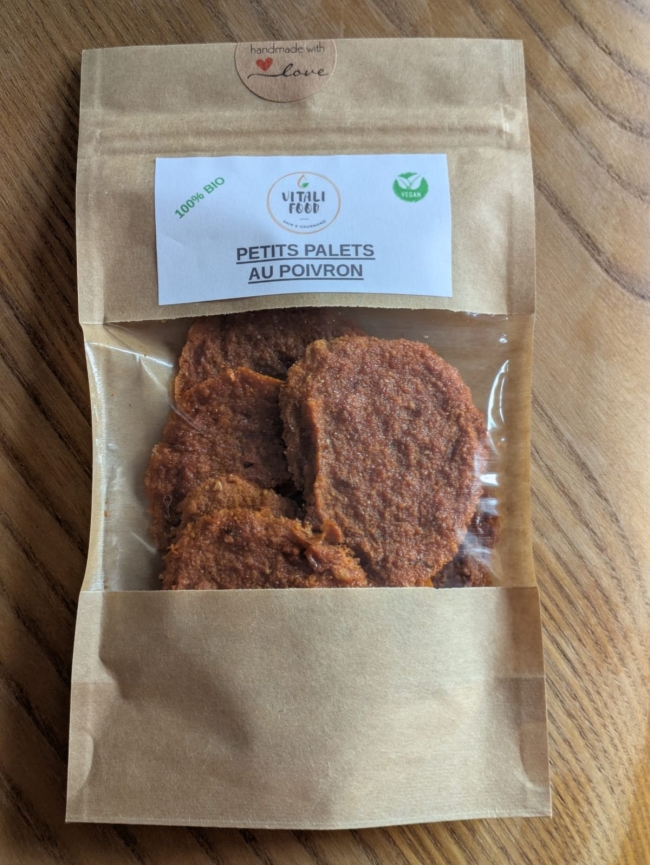 Petits palets poivron